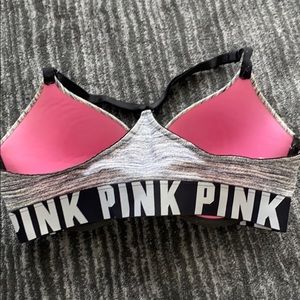 Pink bra